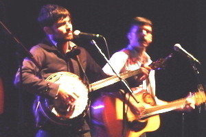 Brothers Scott and Seth Avett, respectively, sold out Pier Six Pavilion in Baltimore on Oct. 16, 2010. The two siblings and bassist Bob Crawford comprise The Avett Brothers, a lively and wholesome bluegrass-rock group.