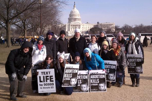 Respect Life Club marches in D.C. rally