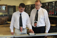 Students and teachers explore interesting tie options