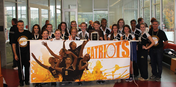 Womens volleyball claims third consecutive IAAM B conference title