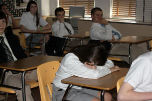 School work proves detrimental to teen sleeping habits