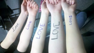 JC spreads the love with National Self Injury Awareness Day