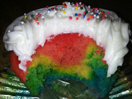 Cupcakes with Cassidy: Taste the rainbow cupcakes