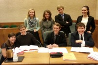 Mock Trial team competes on large scale