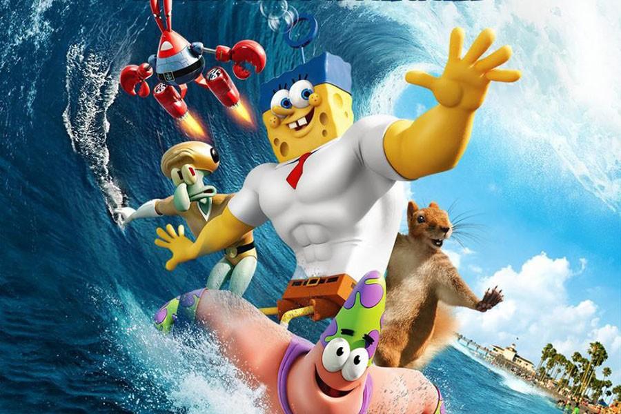 Above+is+the+movie+poster+for+SpongeBob%3A+Sponge+Out+of+Water.+It+was+released+into+theaters+on+Feb.+6.