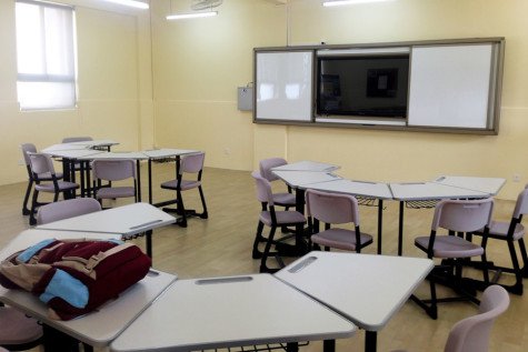 The finalized classroom in Shenzhen will hold 20 students. Students will take the courses that allow them to earn a JC diploma along with the diploma from their high school. 