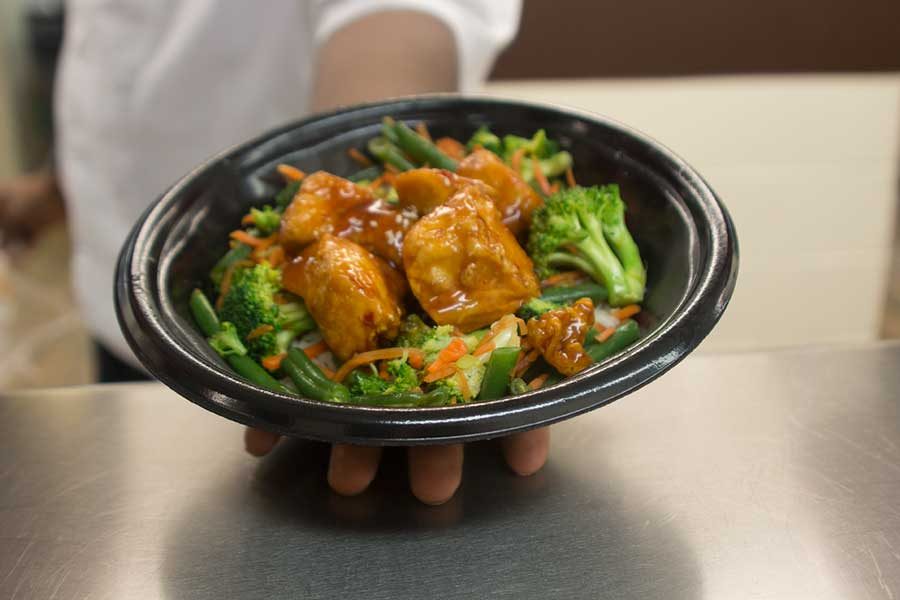 Asian stir-fry is one of the various new dishes the cafeteria serves for lunch to cater to the various cultures of the student body. The cafeteria is finding new ways to incorporate the represented cultures into the menu.