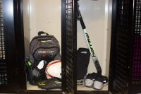 Field hockey and soccer teams share locker rooms