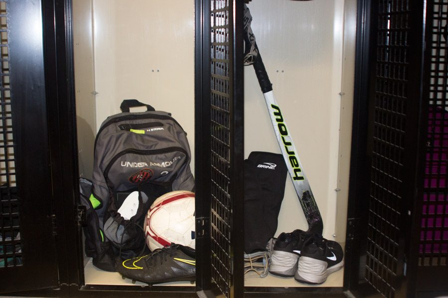 This year the varsity field hockey and soccer teams will be sharing a large locker room, in contrast to previous years, when varsity soccer was the only fall sports team to use this locker room. After a second B Conference Championship win, varsity field hockey felt they deserved to have this privilege as well, and the teams compromised and agreed to share. 