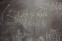 Chalk-talking politics? Sports rant about political issues