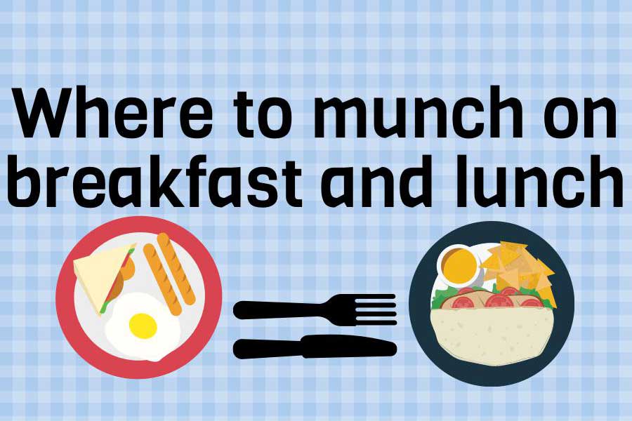 Where to munch on breakfast and lunch