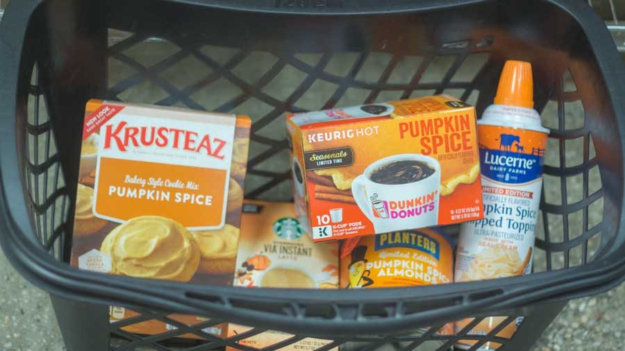 A short walk down the road at Safeway, The Patriot was able to collect a multitude of pumpkin spice products in a matter of minutes. They ranged from ordinary, like pumpkin spice cookie mix, to bizarre, such as pumpkin spice almonds and whipped cream.