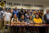 Senior athletes recognized for college commitments