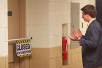 Men’s second-floor bathroom closure causes confusion