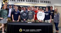 Athletes recognized for college commitments