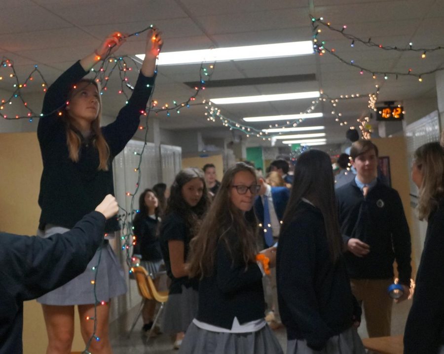 JC halls boast holiday lights and decorations