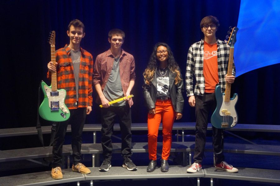 Rock band shines during winter performances