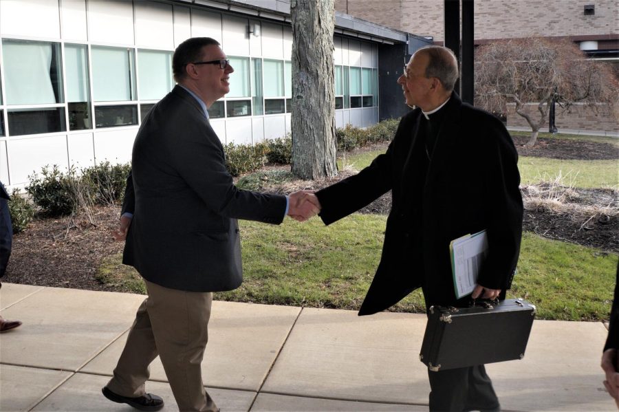 Archbishop Lori visits JC