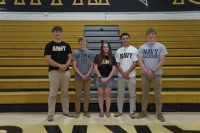 Students commit to various military academies