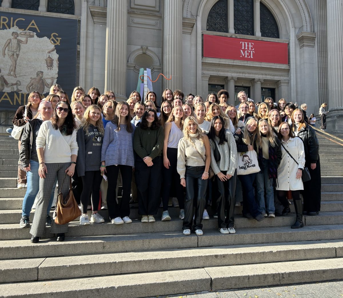 Two JC student groups visit New York City