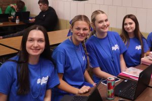 Grade levels show off their class colors