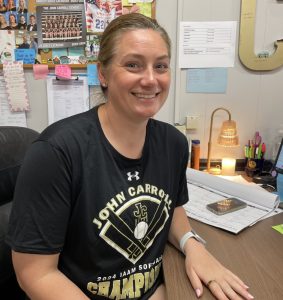 Coach Seifert makes connections to players and students